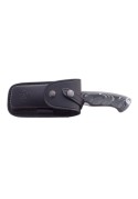 Navaja J&V CARTAGO MICARTA NEGRA FUNDA PIEL