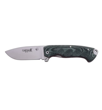 Navaja J&V CARTAGO MICARTA VERDE FUNDA PIEL