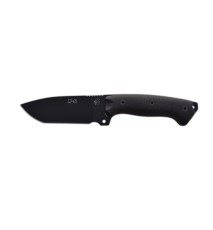 Cuchillo J&V K-9 G10 LACADO NEGRO FUNDA CORDURA