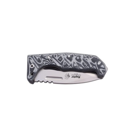 Navaja J&V RAPTOR MICARTA GRIS FUNDA ECONÓMICA