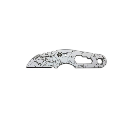 Cuchillo J&V SMALL LACADO CAMO NIEVE FUNDA KYDEX PARA CUELLO