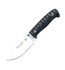 Cuchillo J&V BLACKBEAR GRIS FUNDA PIEL