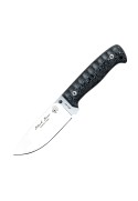 Cuchillo J&V BLACKBEAR GRIS FUNDA PIEL