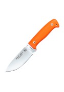 Cuchillo J&V BLACKBEAR NARANJA FUNDA PIEL