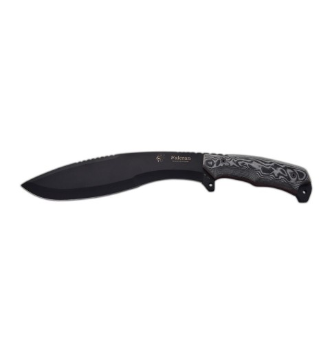 Cuchillo J&V FALCRAN LACADO NEGRO MICARTA NEGRA